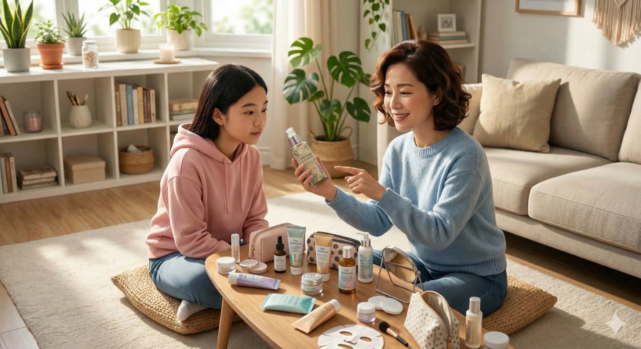 青春期女孩第一套保養品怎麼選？溫和抗痘、避開內分泌干擾物指南