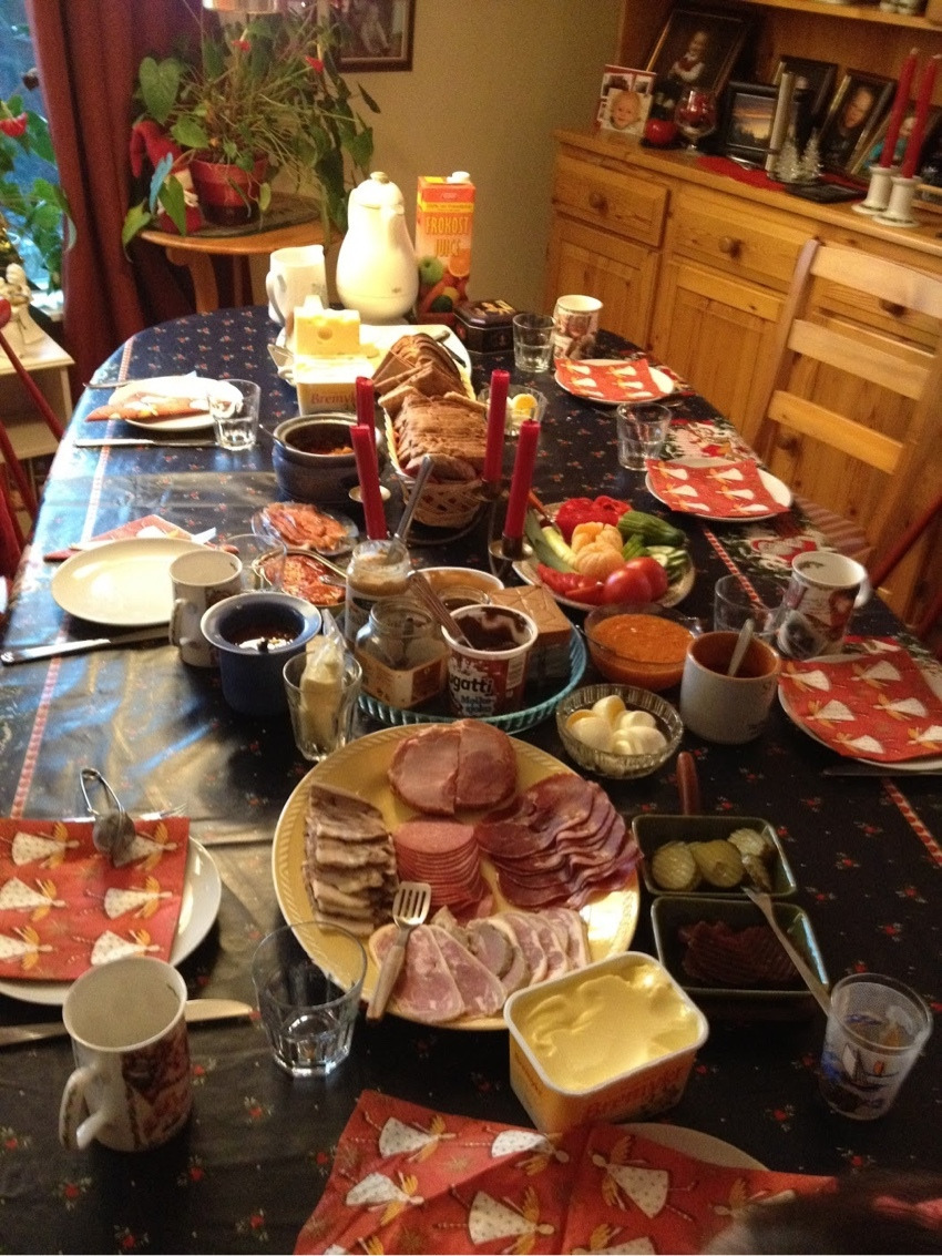 挪威耶誕早餐