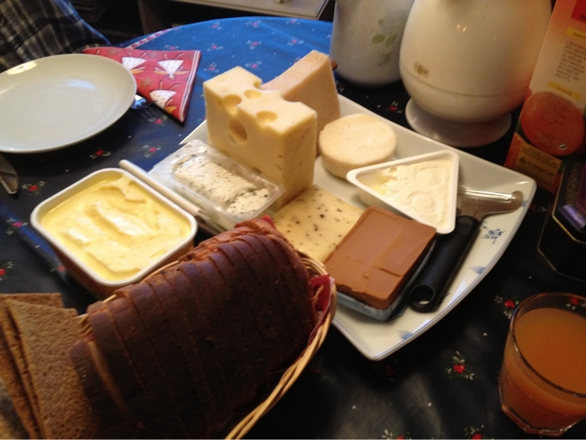 挪威耶誕早餐 - 起司盤