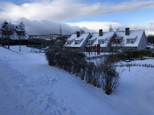 挪威下雪天
