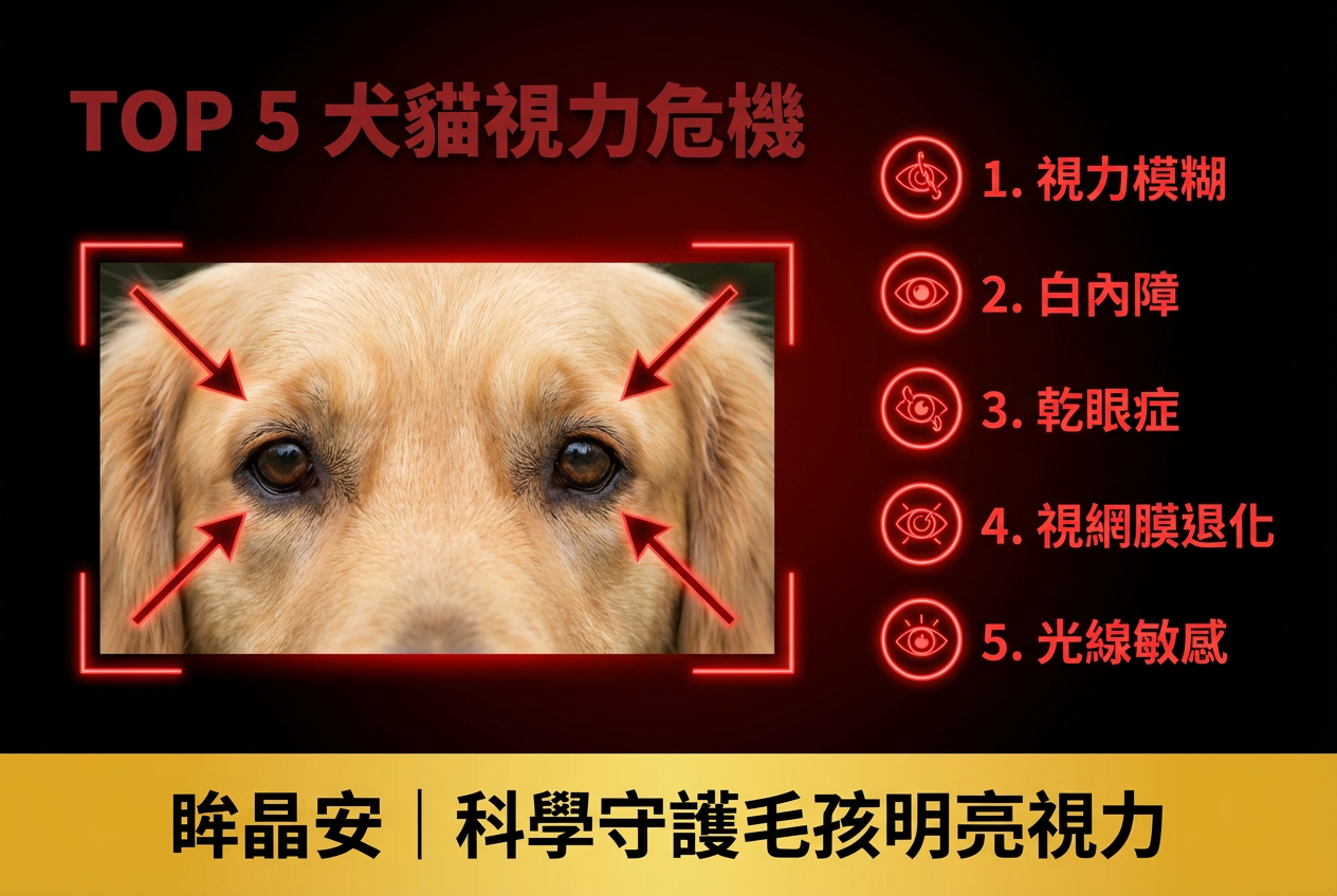 犬貓視力問題 TOP5