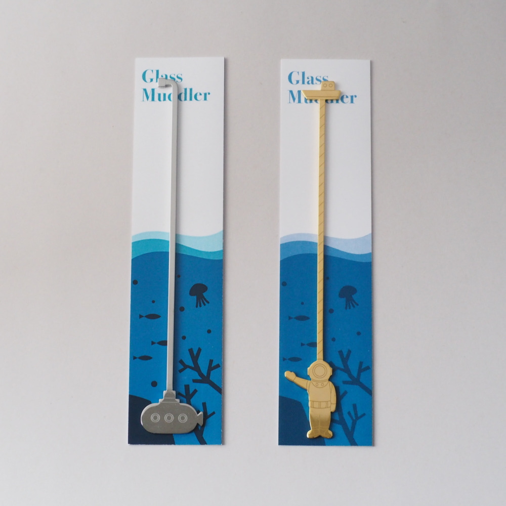 高桑金屬潛水艦造型攪拌棒-日本製燕三條工藝全貌