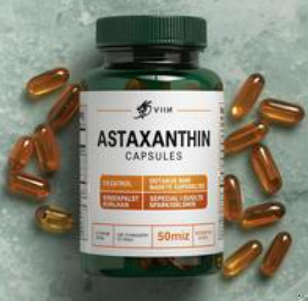 蝦紅素抗氧化示意圖