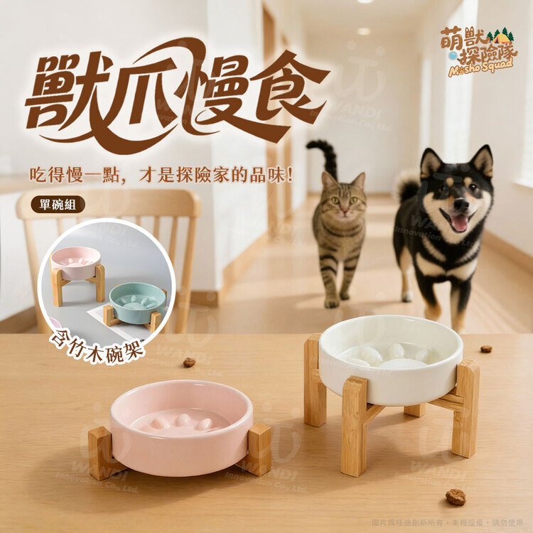 萌獸探險隊 台灣寵物用品專賣店 獸爪慢食碗  | 減緩進食速度 | 台灣毛爸媽首選 | 台灣優質寵物用品