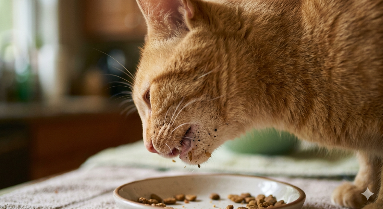 貓咪黑下巴推薦餐具-萌獸探險隊陶瓷慢食碗