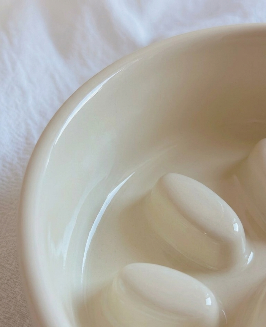 陶瓷寵物碗，好清洗有質感