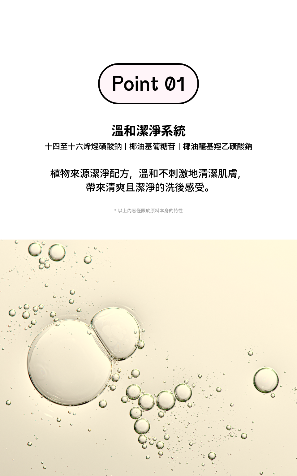 這些圖片詳細介紹了 Bussi 的 Abracardamom 系列香氛洗沐產品，內容涵蓋由橘子、小豆蔻與梔子花構成的層次香譜，強調採用植物來源的溫和潔淨配方，並結合多則五星好評證實其具備起泡力佳、洗後清爽保濕不黏膩且帶有高級持久香氣的優質居家護理體驗