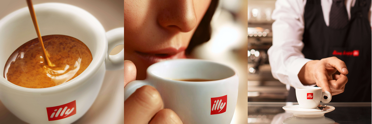 illy 咖啡示意圖