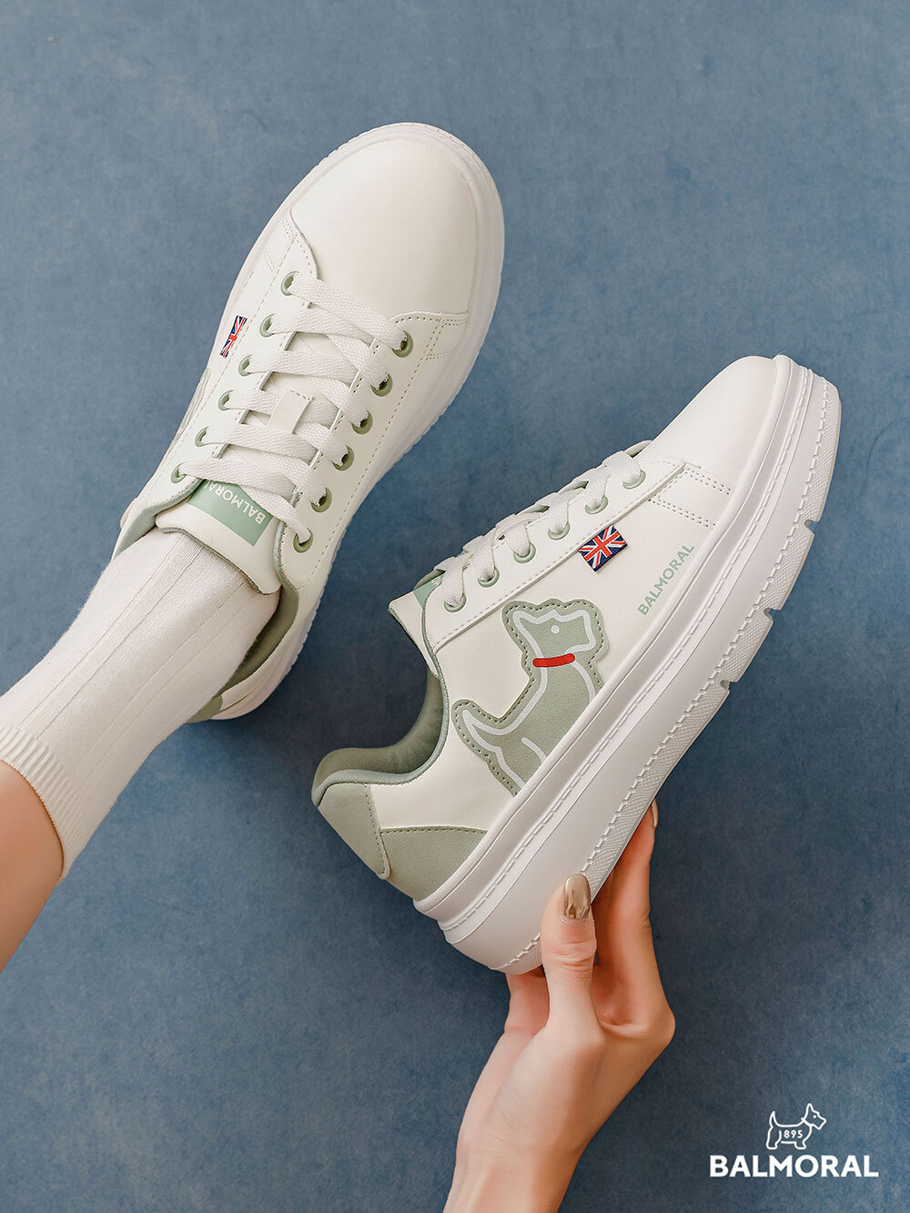 小細節鞋眼扣也有配色設計