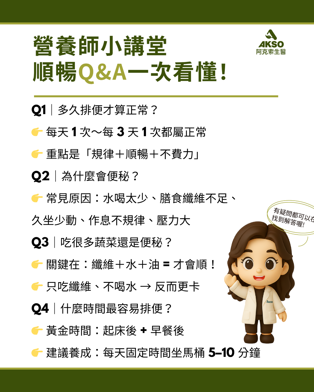 排便不順,便秘,腸道保健