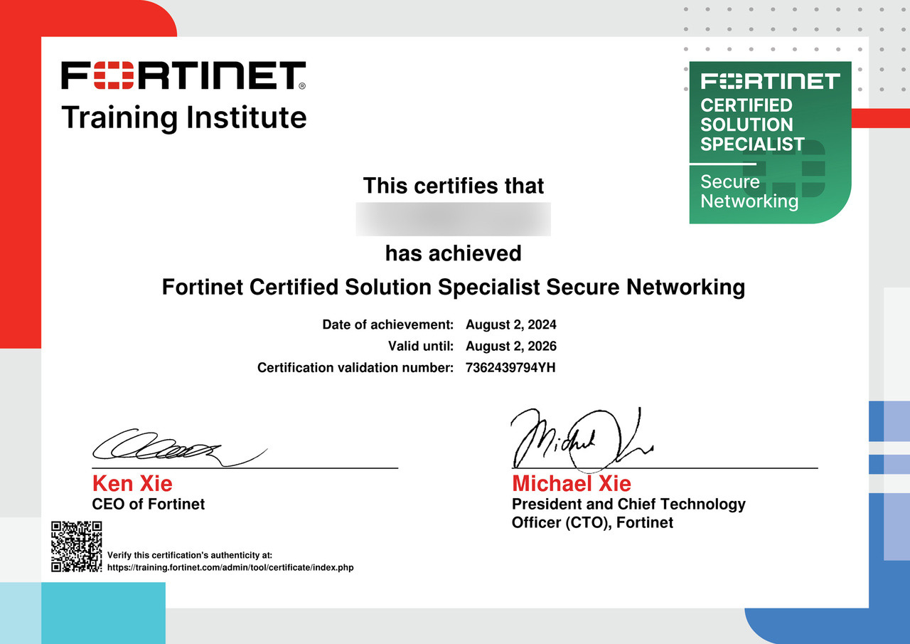 Fortinet FCSS