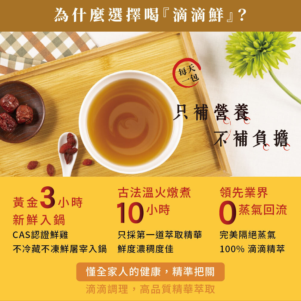 為什麼選擇喝滴滴鮮滴雞精呢？