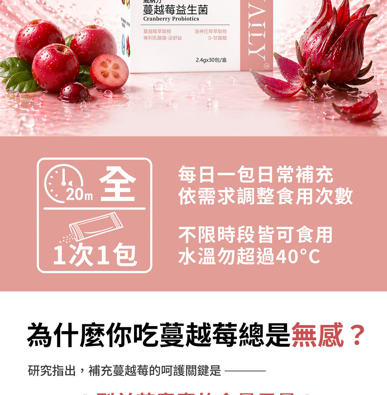 WELLNAILY威納力蔓越莓益生菌