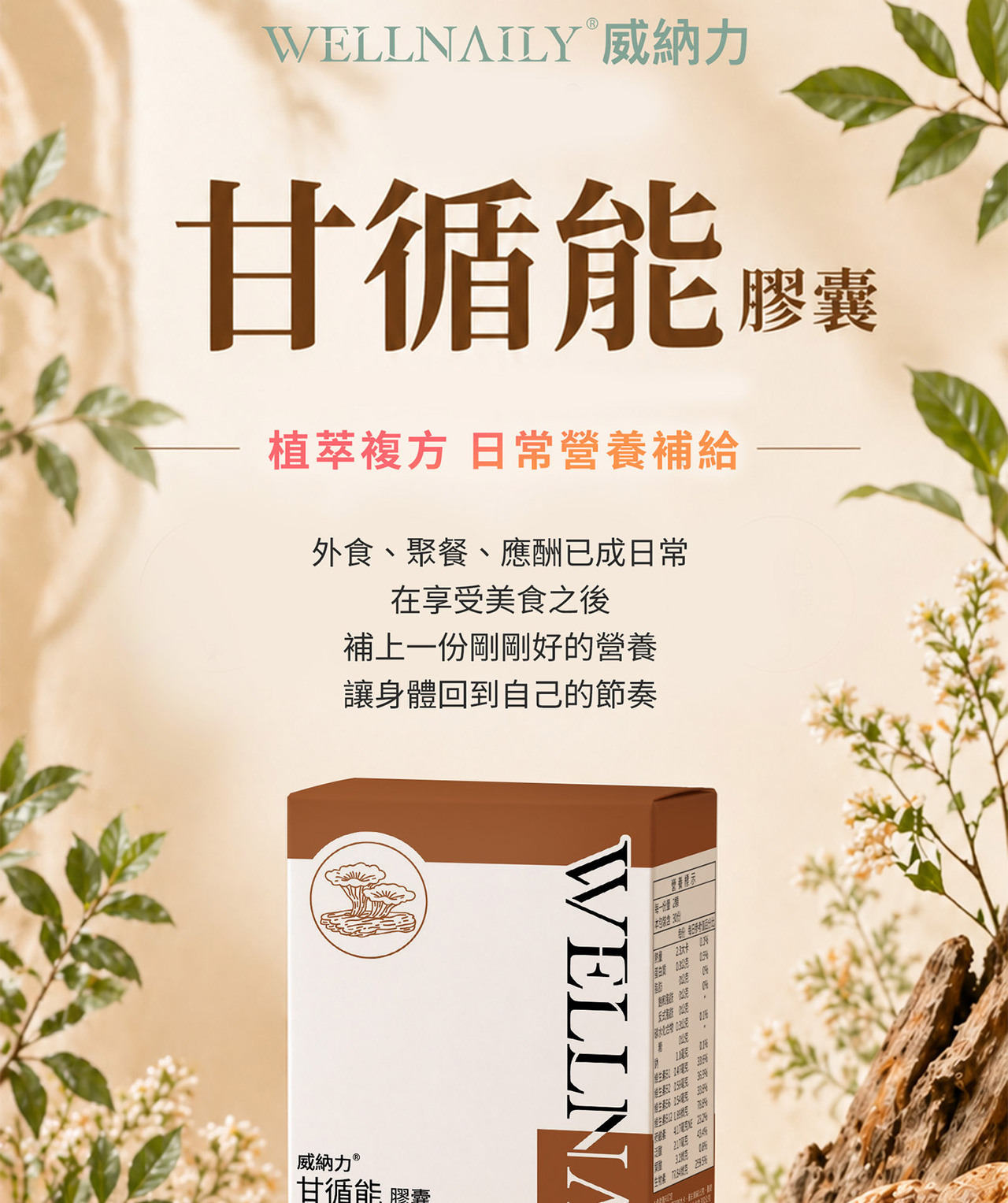 威納力 甘循能複方膠囊