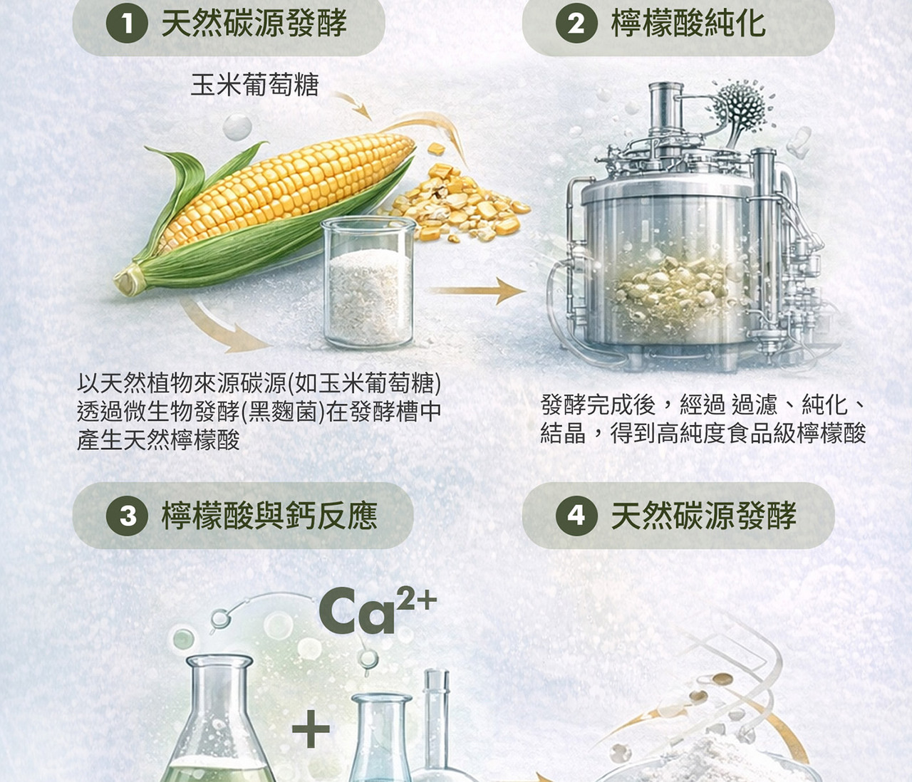 德國檸檬酸鈣原料｜高品質鈣來源補給