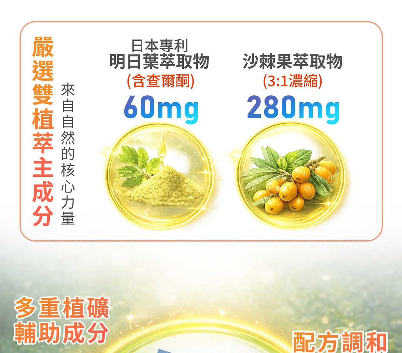 多元植礦複方設計結構圖