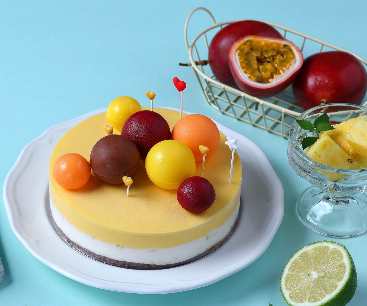 熱帶水果冰淇淋蛋糕_生日蛋糕_Gelato_法雅