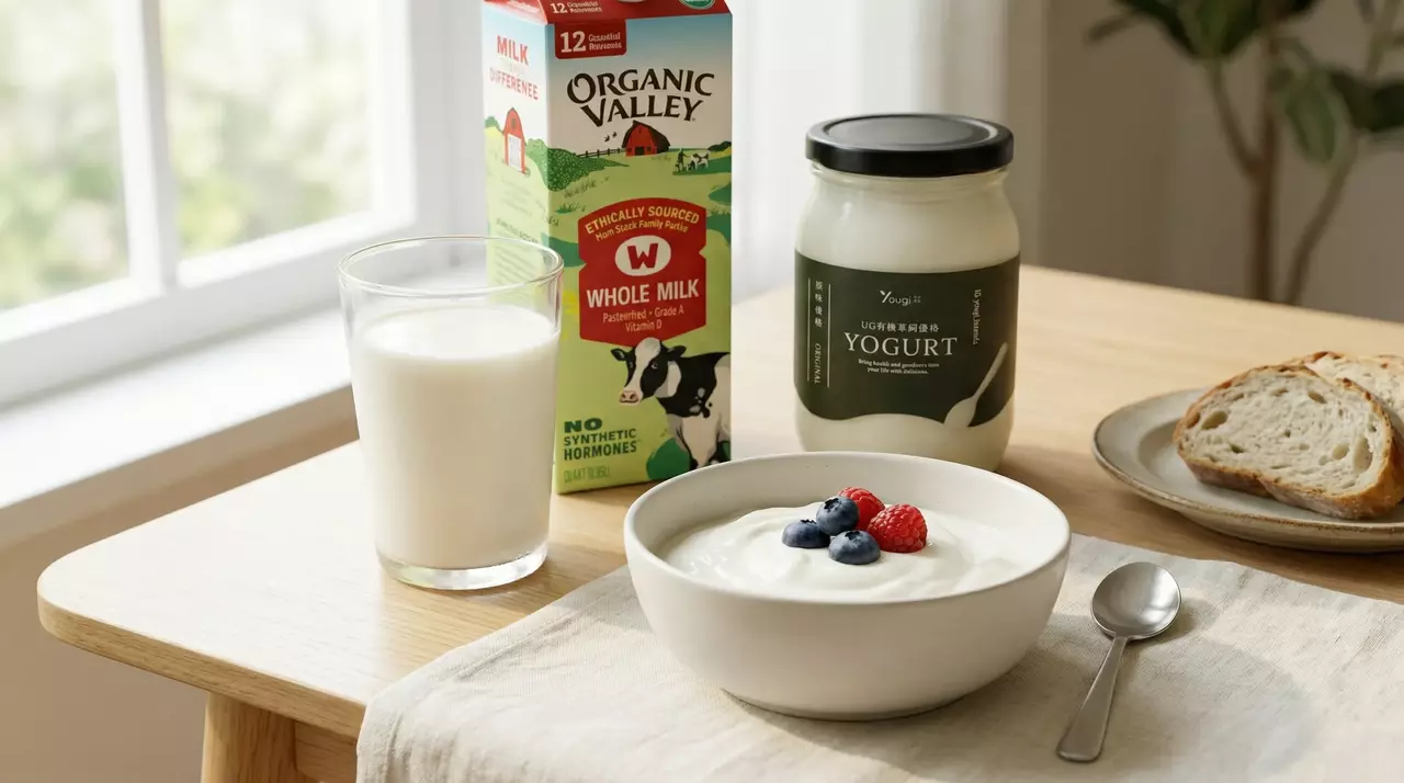 有紀莊園有機草飼優格與鮮奶
