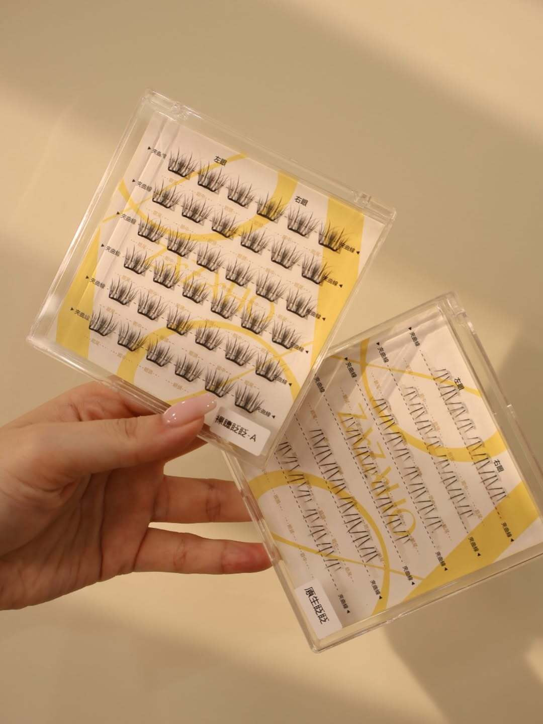 zazaho免膠睫毛穿戴照