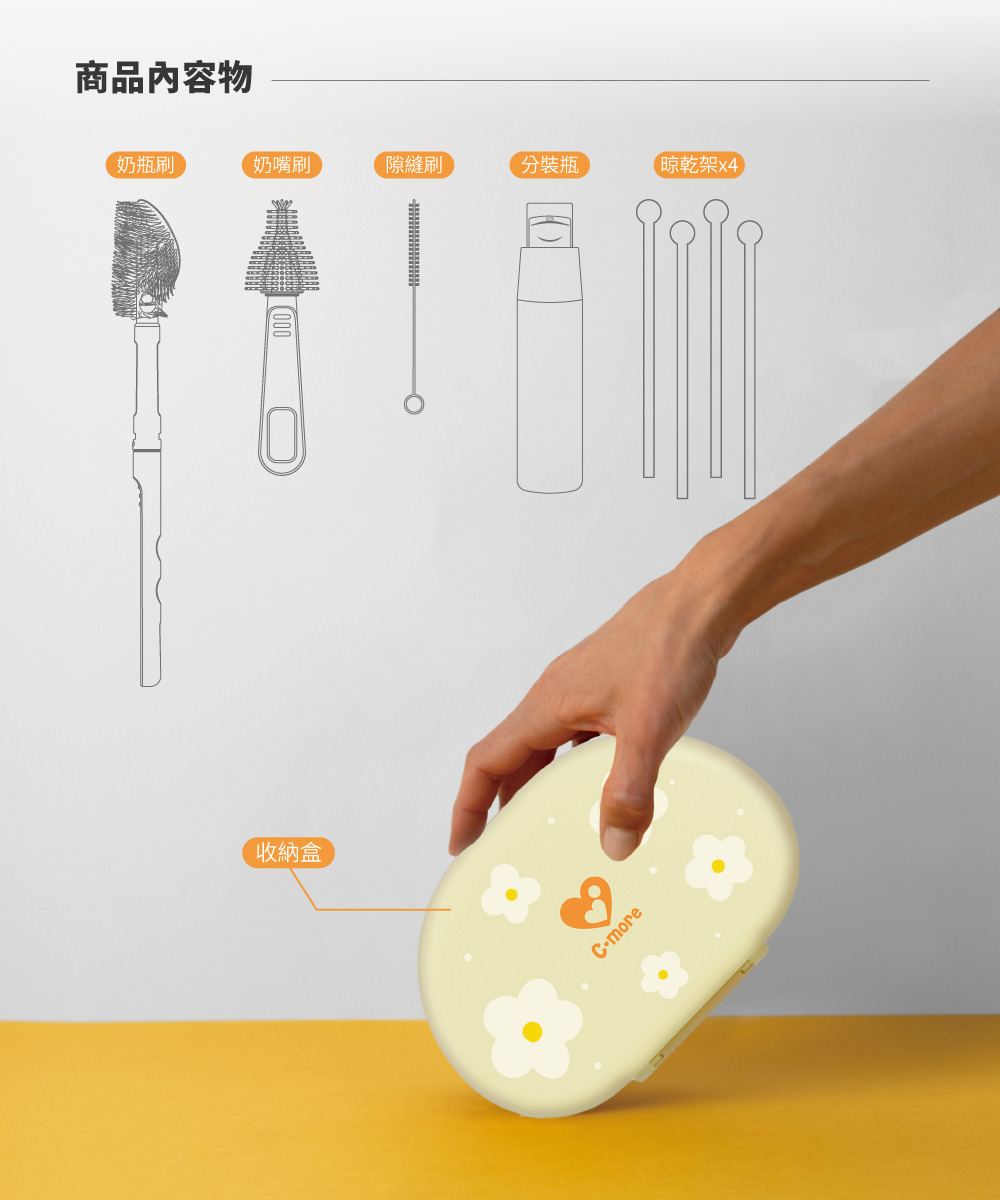 攜帶式奶瓶晾乾架(附矽膠奶瓶刷)5.jpg