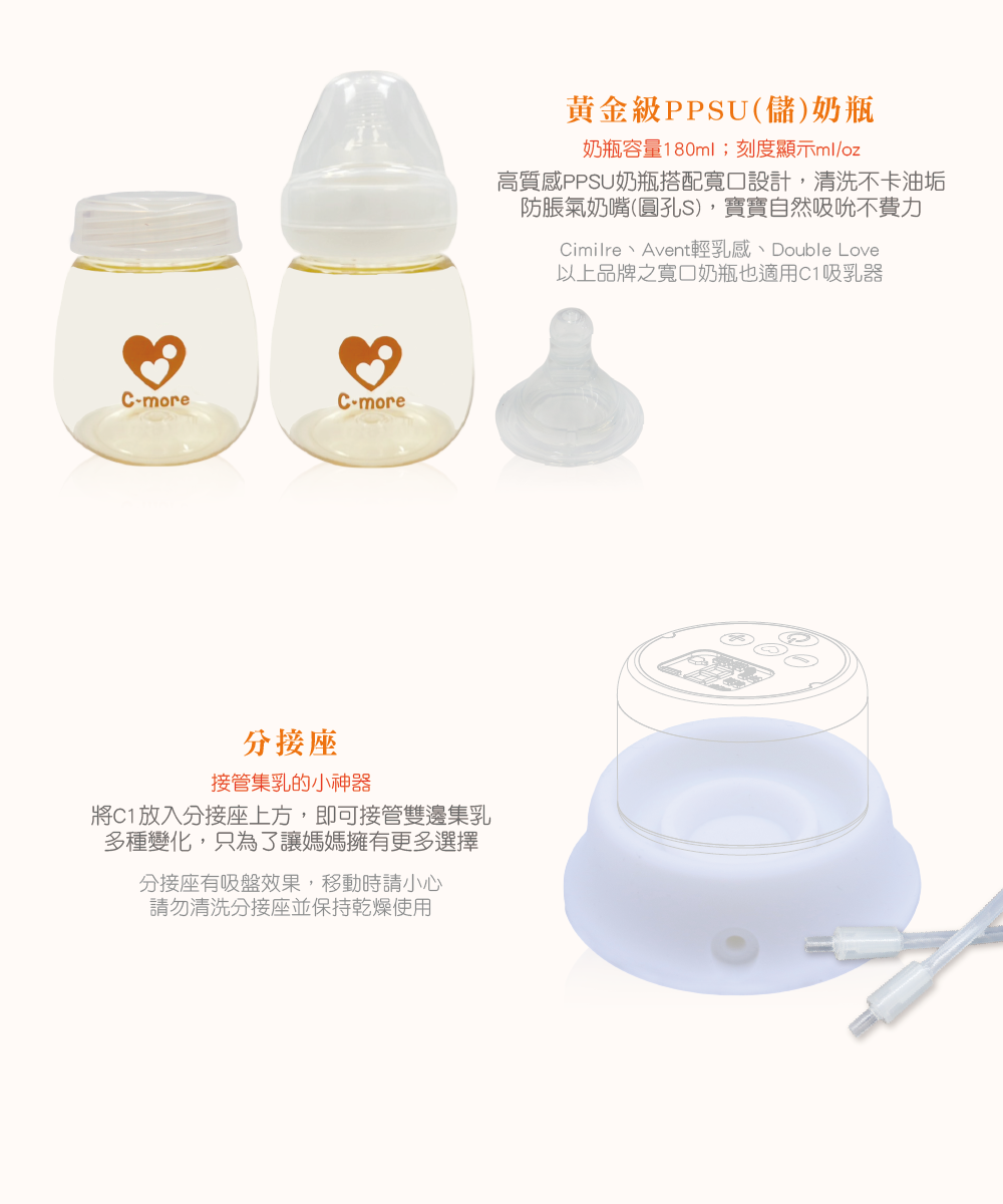 C1小橙樂 三合一雙邊電動吸乳器15.png
