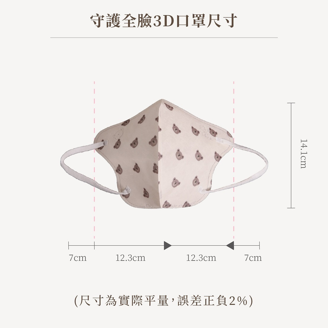 一心婦幼守護全臉尺寸表