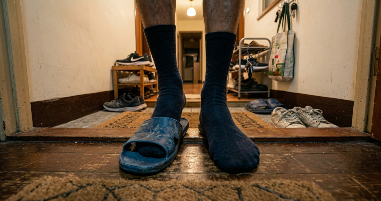 居家拖鞋情境