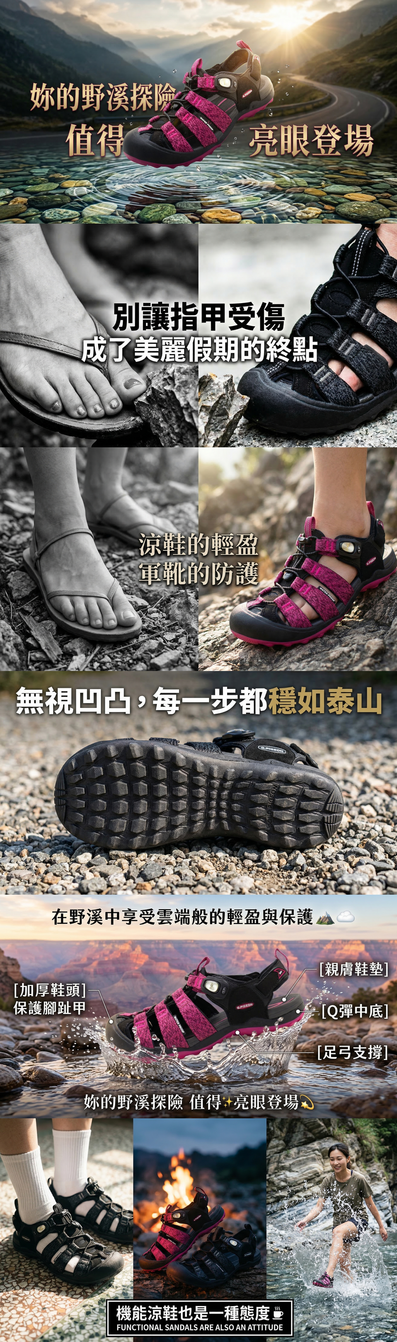 【GP】 G2393 系列機能涼鞋