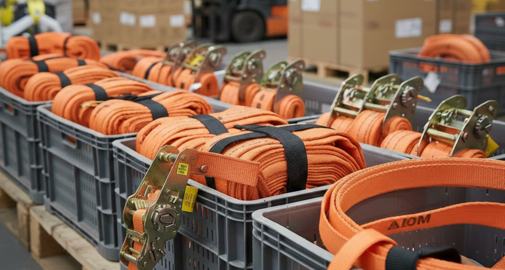 貨物捆綁器收納方法示意圖