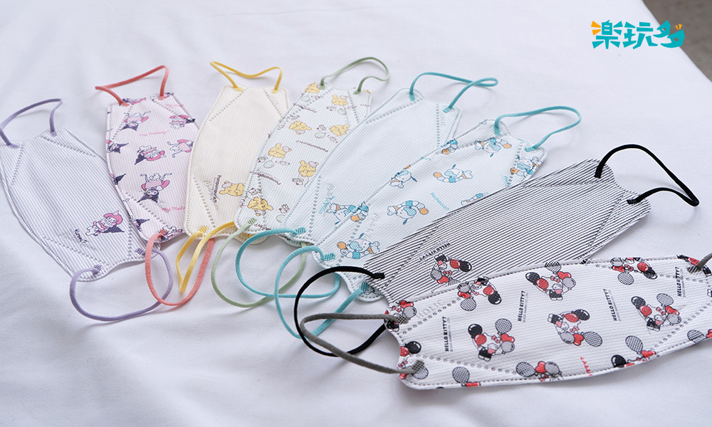 三麗鷗 捉迷藏系列4D口罩 4款共8種花色