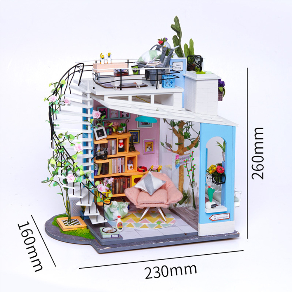 3D立體拼圖｜ DIY藝術屋 - 朵拉的馬卡龍陽台