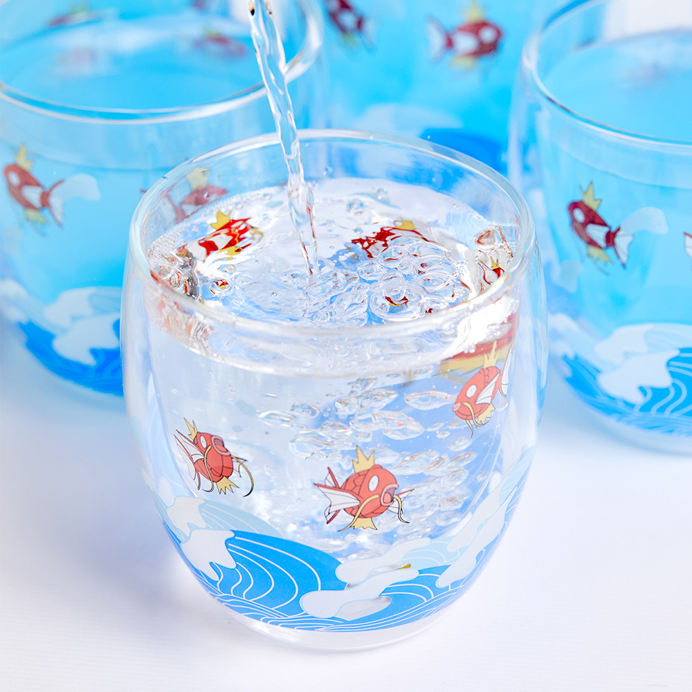 寶可夢 雙層造型玻璃杯 鯉魚王