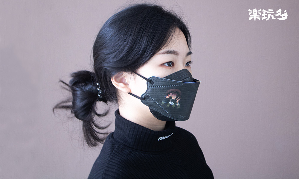 咒術迴戰 成人醫用4D口罩-両面宿儺款(黑) 