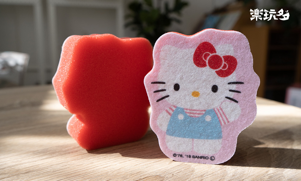 三麗鷗 Hello Kitty 2入造型海綿 正反面
