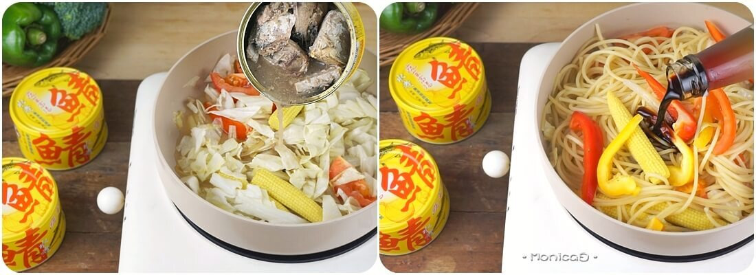 鯖魚罐頭創意料理：15分鐘快速上桌的蔬菜高湯鯖魚義大利麵