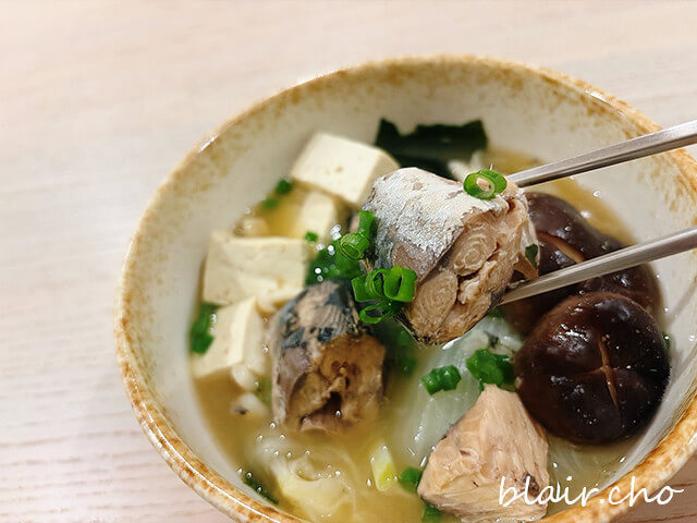【鯖魚食譜】鯖魚豆腐味噌湯