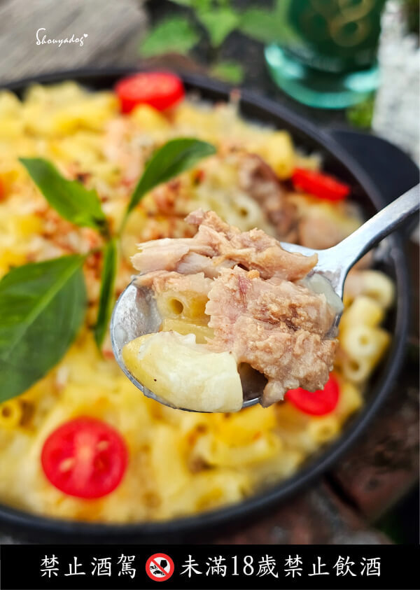 無添加魚罐頭食譜-焗烤鮪魚麵