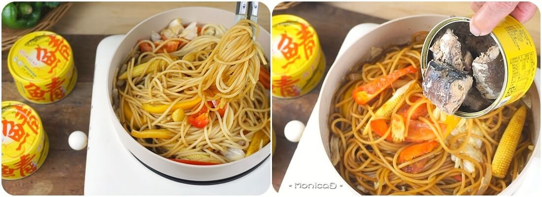 鯖魚罐頭創意料理：15分鐘快速上桌的蔬菜高湯鯖魚義大利麵