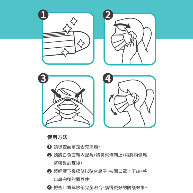 PPF-拋棄式3D防護口罩-兒童款-天空藍-50入1盒-台灣製造-嚴選砥家