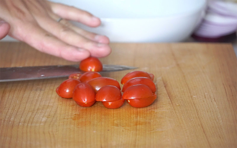 小番茄切對半