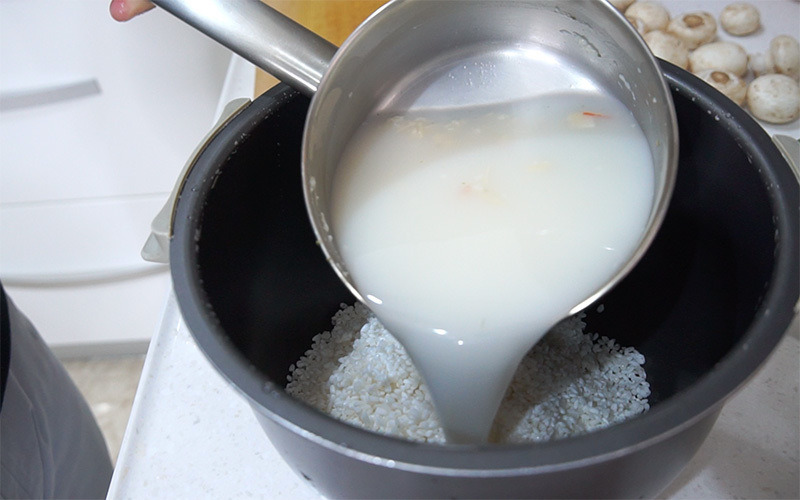 洗米加高湯